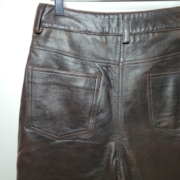 Wilsons Maxima Brown Leather Pants | Leather Pants | NWT | Size 8 / 28 - Picture 15 of 15